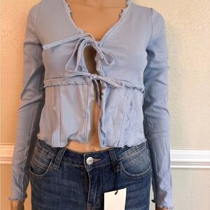 KIMCHE-BLUE URBAN OUTFITTERS TOP NWOT SMALL